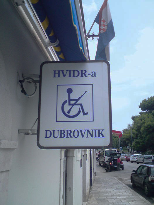 Parkschild Dubrovnik